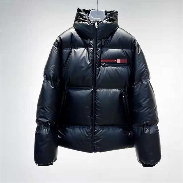 2022 autumn/winter p classic hooded down jacket cotton shirt exclusive red badge details perfect men, Black
2022 autumn/winter p classic hooded down jacket cotton shirt exclusive red badge details perfect men, Black