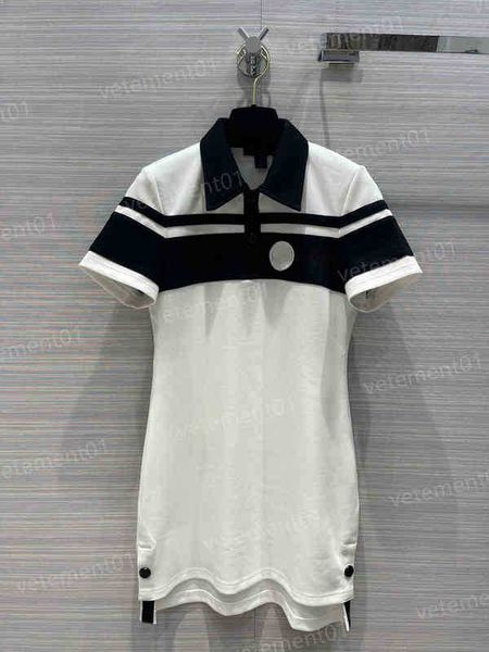 fashion womens dress embroidery logo design temperament personality lapel polo dress luxury designer dresses for women, Black;gray
fashion womens dress embroidery logo design temperament personality lapel polo dress luxury designer dresses for women, Black;gray