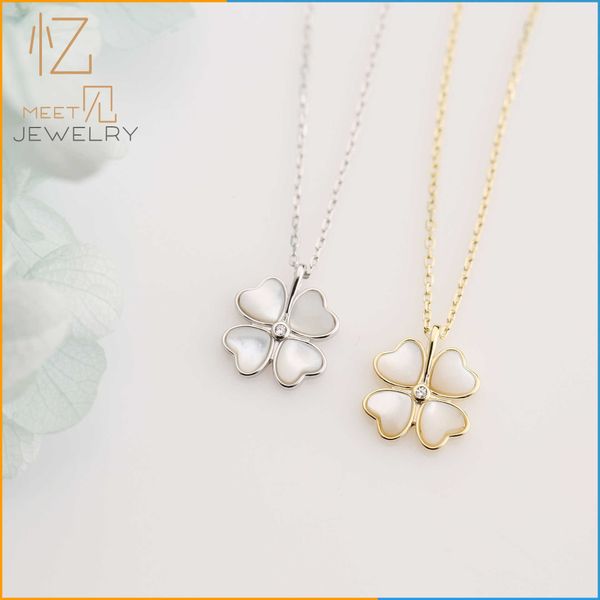pendant necklaces four leaf grass necklace women's versatile s925 sterling silver korean simple fritillary chain jewelry is not allergi
pendant necklaces four leaf grass necklace women's versatile s925 sterling silver korean simple fritillary chain jewelry is not allergi