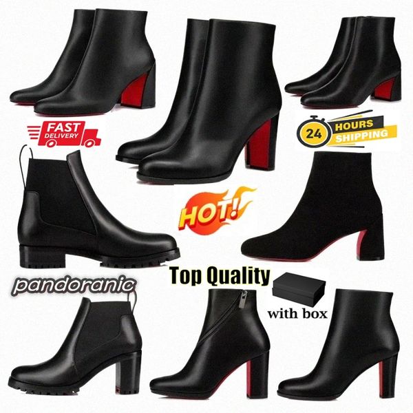 popular trendy women short booties ankle boot red bottoms heels boots luxury reds soles heel womens christian turela suede chunky ankles mar, Black
popular trendy women short booties ankle boot red bottoms heels boots luxury reds soles heel womens christian turela suede chunky ankles mar, Black