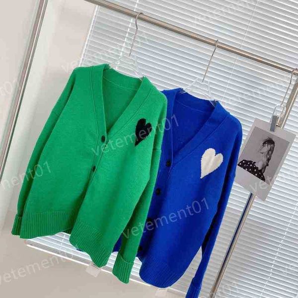 luxury women sweater parisian style classic heart a embroidered knit cardigan jacket fashion brand designer womens sweaters 0912, White;black
luxury women sweater parisian style classic heart a embroidered knit cardigan jacket fashion brand designer womens sweaters 0912, White;black
