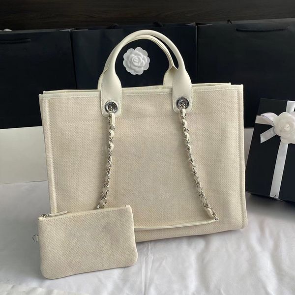 casual tote composite bag beach bag mixed fibers silver-tone metal light white
casual tote composite bag beach bag mixed fibers silver-tone metal light white