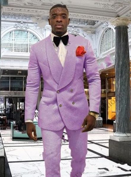 lavender purple butterfly jacquard groom tuxedos embossed three-dimensional pattern double-breasted men's blazer wedding dress prom clo, Black;gray
lavender purple butterfly jacquard groom tuxedos embossed three-dimensional pattern double-breasted men's blazer wedding dress prom clo, Black;gray