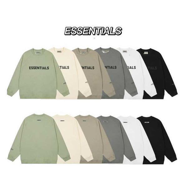 hoodies hweatshirts correct version of fear god essentials multi thread chest pressed rubber round neck sweater men's and women's, Black
hoodies hweatshirts correct version of fear god essentials multi thread chest pressed rubber round neck sweater men's and women's, Black