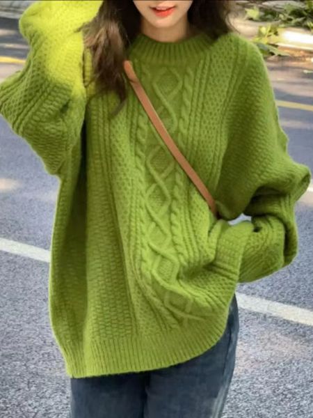 women's sweaters turtleneck lingge green sweater women's autumn and winter korean joker loose fashion foreign style knitted coat 2, White;black
women's sweaters turtleneck lingge green sweater women's autumn and winter korean joker loose fashion foreign style knitted coat 2, White;black