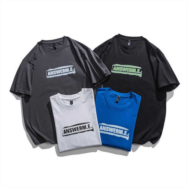men's t-shirts 22ss new trend printed tee classic simple loose summer short fashion breathable men women couples high street, White;black
men's t-shirts 22ss new trend printed tee classic simple loose summer short fashion breathable men women couples high street, White;black