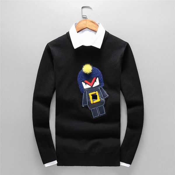 men sweatshirt knitted designer sweaters women loose oversized jumpers luxury fashion casual autumn winter warm hoodie sweater embroidered l, White;black
men sweatshirt knitted designer sweaters women loose oversized jumpers luxury fashion casual autumn winter warm hoodie sweater embroidered l, White;black