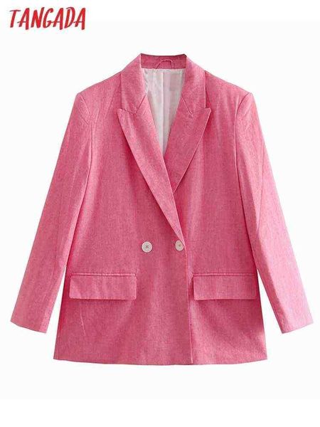 suit tangada women vintage pink blazer female long sleeve elegant jacket ladies, White;black
suit tangada women vintage pink blazer female long sleeve elegant jacket ladies, White;black
