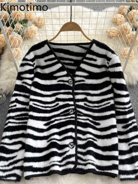 women's sweaters kimotimo zebra print cardigan women early autumn v neck long sleeve sweater coat korean chic age reduction trendy card, White;black
women's sweaters kimotimo zebra print cardigan women early autumn v neck long sleeve sweater coat korean chic age reduction trendy card, White;black