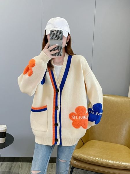 women's knits tees cardigan women winter loose casual printing korean fashion sweaters cardigan thicken and keep warm knitted cardigan, White
women's knits tees cardigan women winter loose casual printing korean fashion sweaters cardigan thicken and keep warm knitted cardigan, White