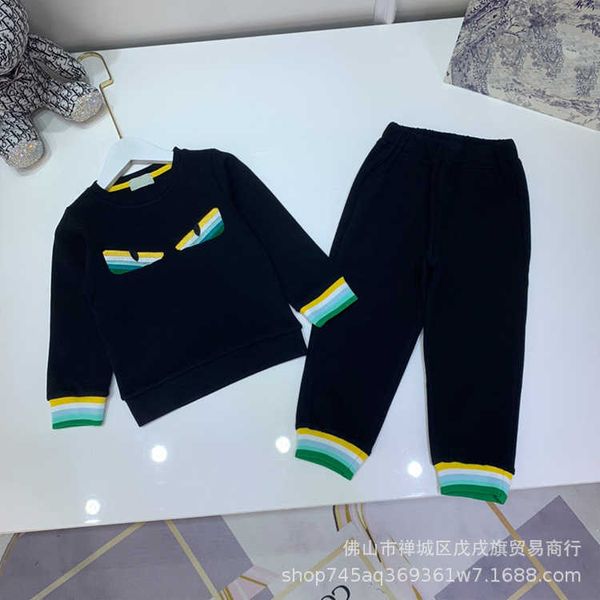 designer clothing sets spring brother sister round neck sweater boys girls color matching monster eye pattern leisure comfortable suit, White
designer clothing sets spring brother sister round neck sweater boys girls color matching monster eye pattern leisure comfortable suit, White