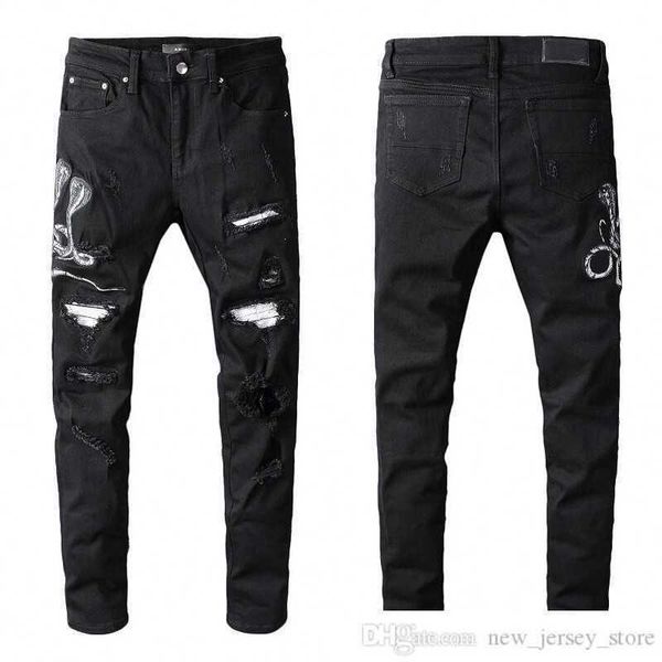 new mens jeans distressed motorcycle biker jeans rock skinny slim ripped hole printing famous brand denim pants jea, Blue
new mens jeans distressed motorcycle biker jeans rock skinny slim ripped hole printing famous brand denim pants jea, Blue