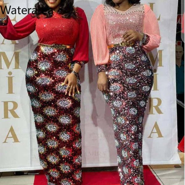 casual dresses waterarea fashion africa sequins women lantern sleeves maxi vintage elegants bodycon vestido party club 221125, Black;gray
casual dresses waterarea fashion africa sequins women lantern sleeves maxi vintage elegants bodycon vestido party club 221125, Black;gray