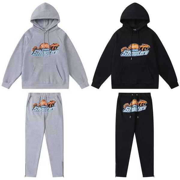 tt designer men's set tiger head suit fleece sports tracksuits towel embroidery letter womens mens tracksuit hooded hoodies and pants, Gray
tt designer men's set tiger head suit fleece sports tracksuits towel embroidery letter womens mens tracksuit hooded hoodies and pants, Gray