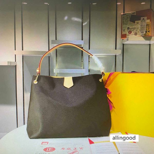 designer graceful real leather handbags fashion classic softsided women totes purse shopping bags shoulder bag m43704 n44045 n42233, Black
designer graceful real leather handbags fashion classic softsided women totes purse shopping bags shoulder bag m43704 n44045 n42233, Black