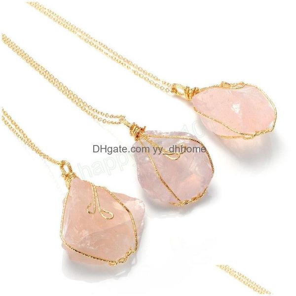pendant necklaces handmade wire wrap natural quartz stone pendant necklace irregualr nets amethysts fluorite rose clear necklaces wo dhg12, Silver
pendant necklaces handmade wire wrap natural quartz stone pendant necklace irregualr nets amethysts fluorite rose clear necklaces wo dhg12, Silver