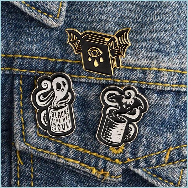 pins brooches brooches creativity magical book coffee wings ghost devil enamel pins badge denim jacket jewelry gifts brooch dhgarden dhdxv, Gray
pins brooches brooches creativity magical book coffee wings ghost devil enamel pins badge denim jacket jewelry gifts brooch dhgarden dhdxv, Gray