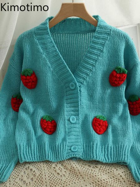 women's sweaters kimotimo women three dimensional strawberry vest 2022 autumn sweet vhals sweater korean chic kawaii long sleeve vests, White;black
women's sweaters kimotimo women three dimensional strawberry vest 2022 autumn sweet vhals sweater korean chic kawaii long sleeve vests, White;black