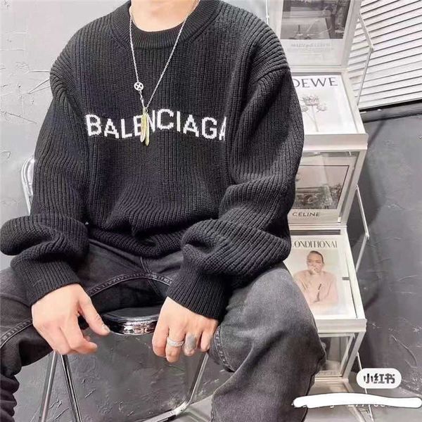 trendy balencigass classic sweater autumn and winter 2022 fashion br paris br knitted men's women's crew neck letter jacquard casu, White;black
trendy balencigass classic sweater autumn and winter 2022 fashion br paris br knitted men's women's crew neck letter jacquard casu, White;black