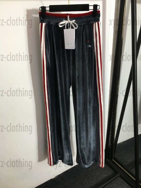 luxury simple embroidered pants letter drawstring elasticized high waist wide leg velvet trousers brand deisgner jogging pant wome, Black;white
luxury simple embroidered pants letter drawstring elasticized high waist wide leg velvet trousers brand deisgner jogging pant wome, Black;white
