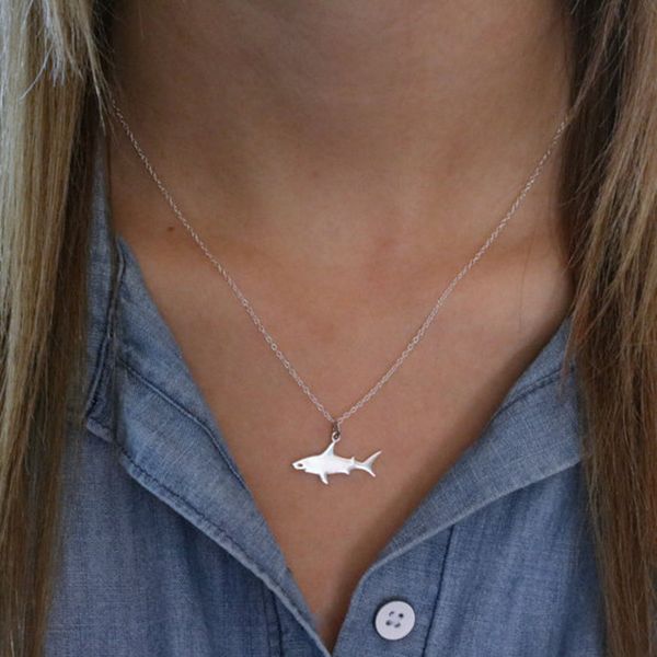 new simple ins shark sea animal necklace fashion silver color pendant necklace exquisite women's jewelry gifts
new simple ins shark sea animal necklace fashion silver color pendant necklace exquisite women's jewelry gifts