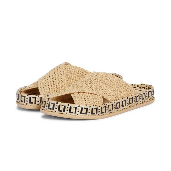 beige braided raffia motif slide sandals for women slippers slip on shoes flats casual sandal luxury designers slides high cmte, Black
beige braided raffia motif slide sandals for women slippers slip on shoes flats casual sandal luxury designers slides high cmte, Black