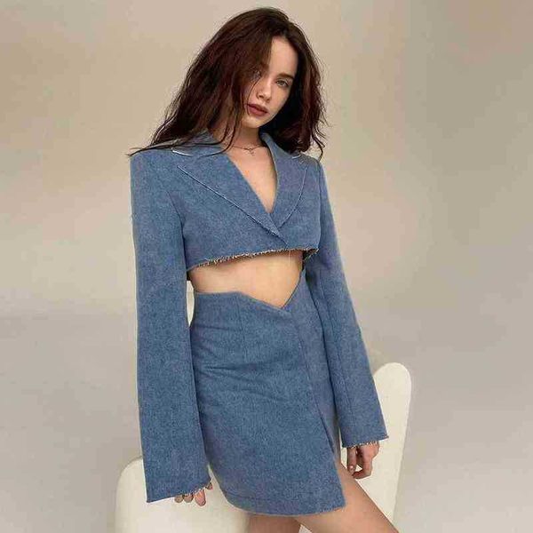 suit collar denim jacket women 2021 new blue vest one button loose short jackets casual jean jacket women denim jackets j220813, White;black
suit collar denim jacket women 2021 new blue vest one button loose short jackets casual jean jacket women denim jackets j220813, White;black