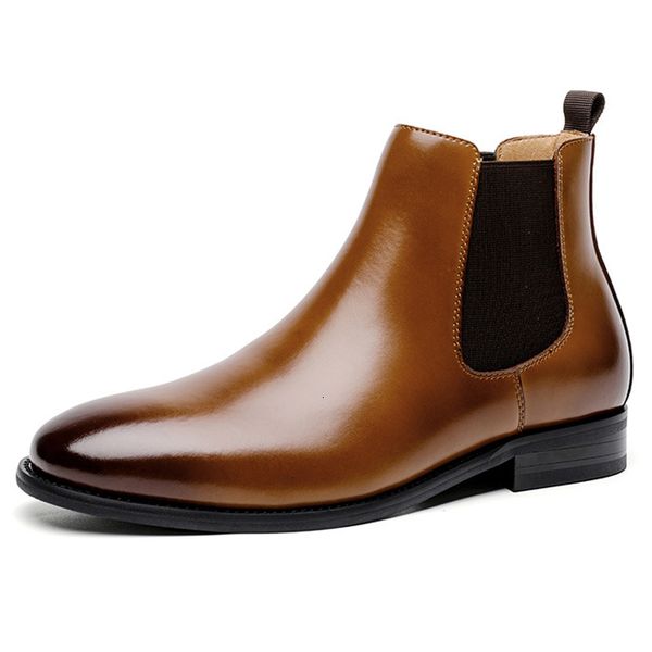 boots genuine leather men's british style highquality ankle light comfortable dress shoes 221128, Black
boots genuine leather men's british style highquality ankle light comfortable dress shoes 221128, Black