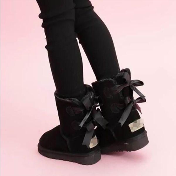 kids bailey 2 bows boots genuine leather toddlers snow boots solid botas de nieve winter girls footwear toddler girls boots 89 nqgss, Black
kids bailey 2 bows boots genuine leather toddlers snow boots solid botas de nieve winter girls footwear toddler girls boots 89 nqgss, Black