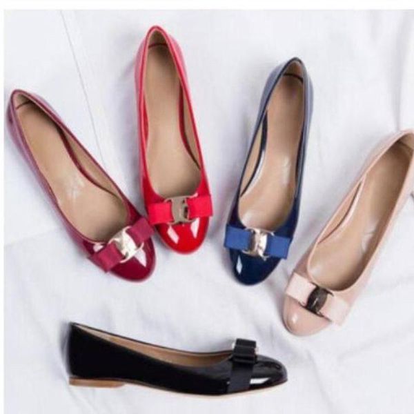 2021 women flats brand genuine leather ballet shoes woman patent leather bow tie designer flats ladies zapatos mujer sapato femi nxcpf, Black
2021 women flats brand genuine leather ballet shoes woman patent leather bow tie designer flats ladies zapatos mujer sapato femi nxcpf, Black