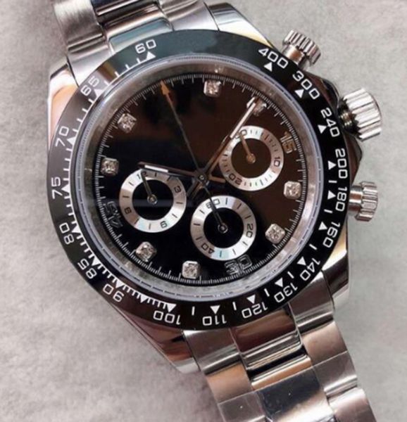 u1 st9 steel quality watch all subdials working 40mm automatic mechanical movement sapphire glass mens ceramic bezel watches cosmograph mete, Slivery;brown
u1 st9 steel quality watch all subdials working 40mm automatic mechanical movement sapphire glass mens ceramic bezel watches cosmograph mete, Slivery;brown