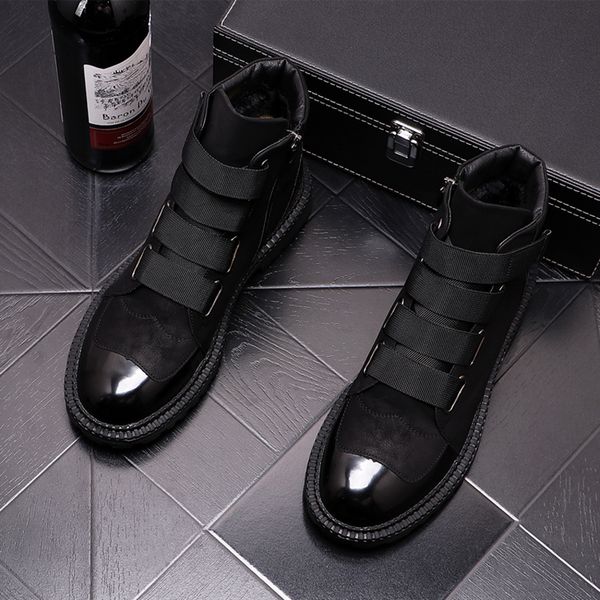 boots brand designer men luxury fashion warm fur snow boots soft leather winter shoes platform ankle boot cowboy botas hombre zapatos 221128, Black
boots brand designer men luxury fashion warm fur snow boots soft leather winter shoes platform ankle boot cowboy botas hombre zapatos 221128, Black