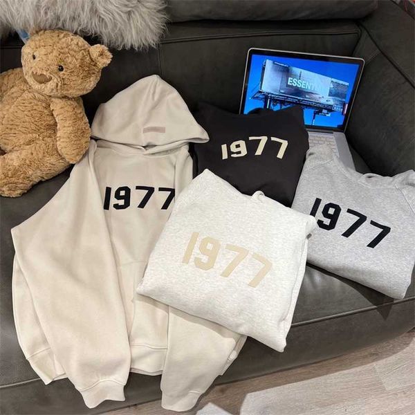 hoodies hweatshirts fog double thread essentials 1977 hooded sweater loose flocking hoodie for female lovers, Black
hoodies hweatshirts fog double thread essentials 1977 hooded sweater loose flocking hoodie for female lovers, Black