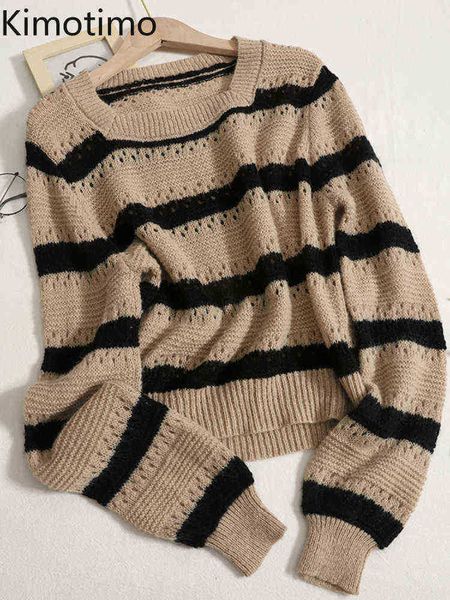 women's sweaters kimotimo long sleeve striped knit sweater women 2022 autumn square collar pullover korean chic loose contrast hollow s, White;black
women's sweaters kimotimo long sleeve striped knit sweater women 2022 autumn square collar pullover korean chic loose contrast hollow s, White;black