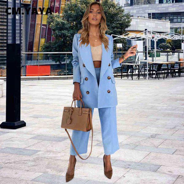 cm yaya women pants suits solid full sleeve notched long blazers straight pants two 2 piece sets office lady outfit autumn 2021 j220813, White;black
cm yaya women pants suits solid full sleeve notched long blazers straight pants two 2 piece sets office lady outfit autumn 2021 j220813, White;black