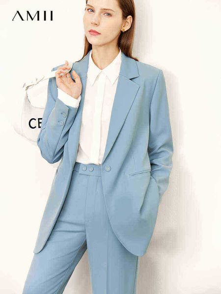suit amii minimalist suit for women autumn new full sleeve blazer jacket anklel, White;black
suit amii minimalist suit for women autumn new full sleeve blazer jacket anklel, White;black