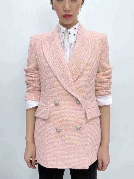 2020 and autumn new fashion temperament lapels allmatch texture slim doublebreasted decorative jacket j220813, White;black
2020 and autumn new fashion temperament lapels allmatch texture slim doublebreasted decorative jacket j220813, White;black