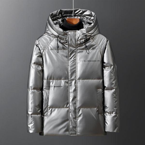 men's down parkas xdfv pu waterproof jacket parka youth 90 white duck thicken warm puffer jackets hooded 221125, Black
men's down parkas xdfv pu waterproof jacket parka youth 90 white duck thicken warm puffer jackets hooded 221125, Black