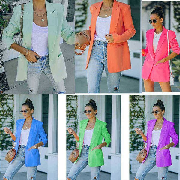 fashion korean style casual women blazer spring autumn elegant business office loose allcontest single breasted chic jackets j220813, White;black
fashion korean style casual women blazer spring autumn elegant business office loose allcontest single breasted chic jackets j220813, White;black