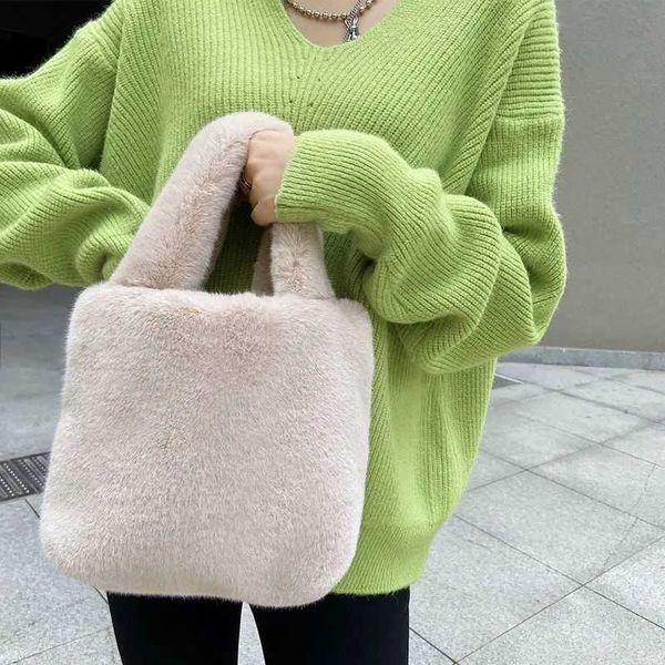 totes candy color ladies faux fur shoulder bags soft plush purse handbags for women winter fashion female furry small square tote bag y2211
totes candy color ladies faux fur shoulder bags soft plush purse handbags for women winter fashion female furry small square tote bag y2211