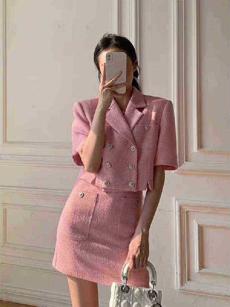 summer vintage tweed 2 two piece sets womens outfits korean style short sleeve jacket crop and bodycon mini skirt fits j220813, White;black
summer vintage tweed 2 two piece sets womens outfits korean style short sleeve jacket crop and bodycon mini skirt fits j220813, White;black