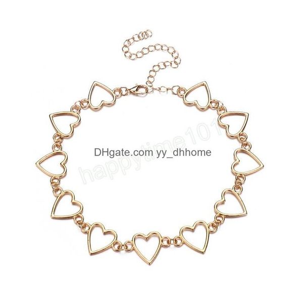 chokers hollow sweet love heart choker necklace for women girls girlfriend gifts cute collar neck fashion party jewelry drop deliver dhgz3, Golden;silver
chokers hollow sweet love heart choker necklace for women girls girlfriend gifts cute collar neck fashion party jewelry drop deliver dhgz3, Golden;silver