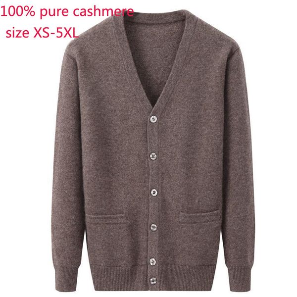 men's sweaters arrival fashion thickened 100 pure cashmere jacket men casual computer knitted vneck cardigan plus size xs5xl 221128, White;black
men's sweaters arrival fashion thickened 100 pure cashmere jacket men casual computer knitted vneck cardigan plus size xs5xl 221128, White;black
