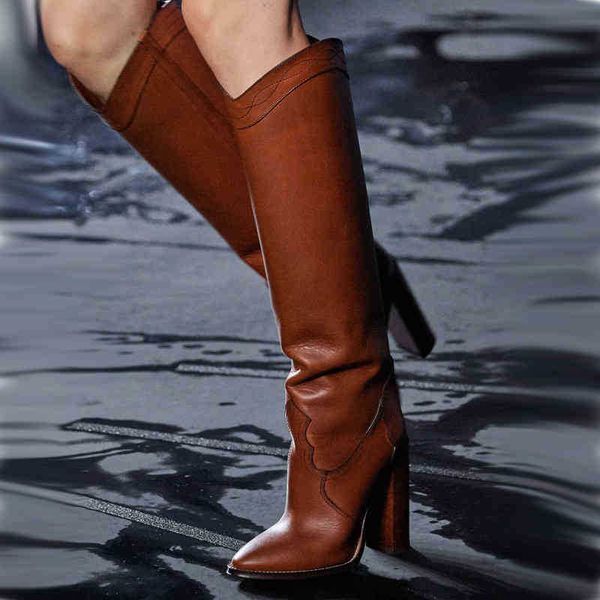 boots arden furtado 2021 fashion women's shoes elegant slip-on chunky heels knee high big size brown leather boots 220906, Black
boots arden furtado 2021 fashion women's shoes elegant slip-on chunky heels knee high big size brown leather boots 220906, Black
