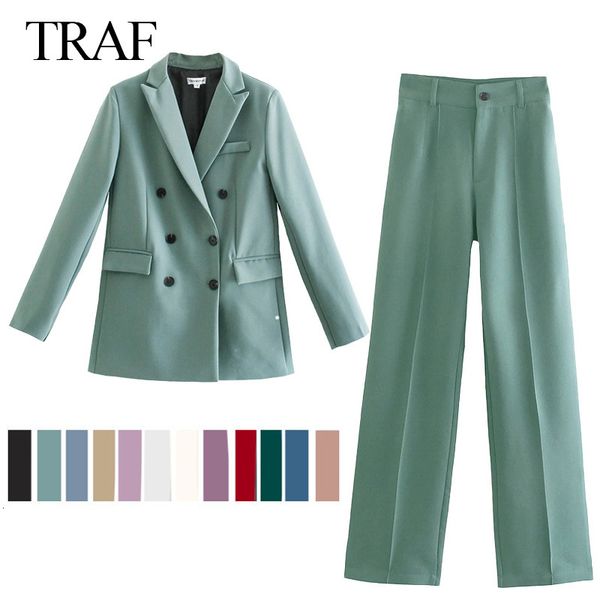 women's suits blazers traf jacktet double breasted notched office pantsuit solid long sleeve trousers women mujer 221125, White;black
women's suits blazers traf jacktet double breasted notched office pantsuit solid long sleeve trousers women mujer 221125, White;black