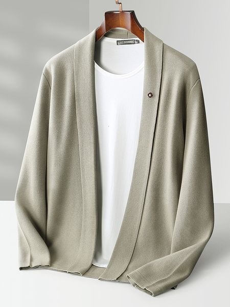 men's sweaters 100 pure wool jacket men's vneck cardigan autumn and winter casual knitted loose men's jacket korean fashion, White;black
men's sweaters 100 pure wool jacket men's vneck cardigan autumn and winter casual knitted loose men's jacket korean fashion, White;black