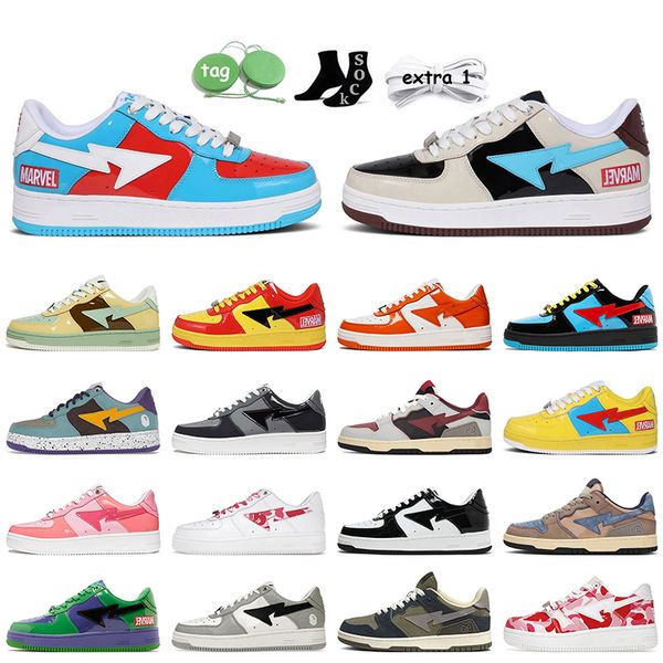 wholesale bapesta running shoes bapestas sk8 sta red blue grey baped color camo combo pink patent leather black luxury fashion oversized pla
wholesale bapesta running shoes bapestas sk8 sta red blue grey baped color camo combo pink patent leather black luxury fashion oversized pla