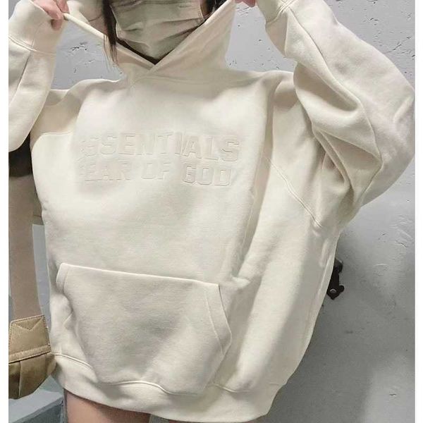 hoodies hweatshirts essentials2022 autumn and winter new fog three-dimensional flocking letter plush hooded sweater coat for lovers, Black
hoodies hweatshirts essentials2022 autumn and winter new fog three-dimensional flocking letter plush hooded sweater coat for lovers, Black