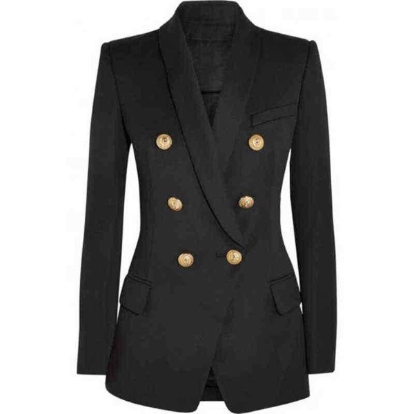 suit high street new fashion 2022 designer blazer women long sleeves double bre, White;black
suit high street new fashion 2022 designer blazer women long sleeves double bre, White;black