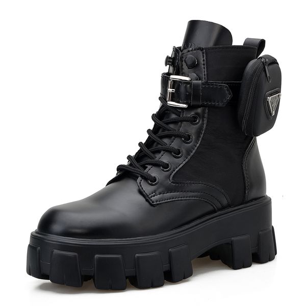 boots leather lace up large size women side bag ankle spring autumn shoes woman motorcycle punk botas mujer 221126, Black
boots leather lace up large size women side bag ankle spring autumn shoes woman motorcycle punk botas mujer 221126, Black